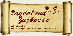 Magdalena Žujković vizit kartica